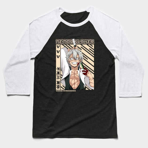 Sanemi Shinazugawa - Demon Slayer Baseball T-Shirt by Otaku Emporium